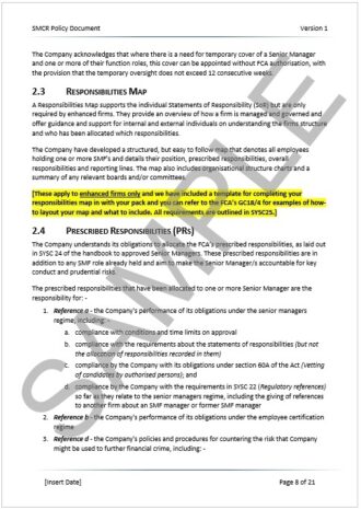 Smcr Policy Template Toolkit 